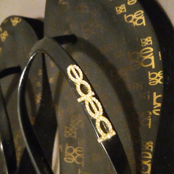 Bebe Foam Wedge Sandals Size 7.5 - Picture 4 of 8